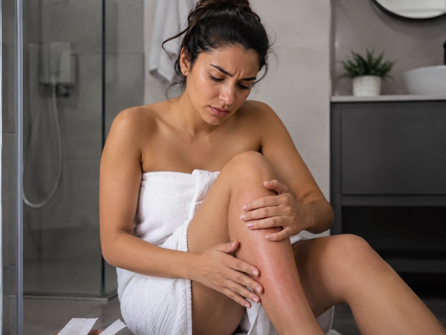 Hautreizungen durch Rasur und Waxing